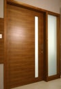 Interior design - sliding door Royalty Free Stock Photo