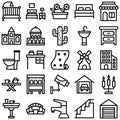 Interior Design Vector icons set every single icon can easily modify or edit