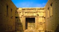 Interior of Destroyed temple of Baal or Bel , Palmyra, Syria.