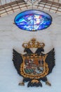 Interior detail of the Cathedral of Santa Maria la Menor, Santo Domingo, Dominican Republic Royalty Free Stock Photo