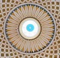 Interior detail of the dome of the Rotunda of Mosta, Malta Royalty Free Stock Photo