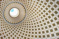 Interior detail of the dome of the Rotunda of Mosta, Malta Royalty Free Stock Photo