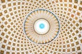 Interior detail of the dome of the Rotunda of Mosta, Malta Royalty Free Stock Photo