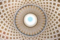 Interior detail of the dome of the Rotunda of Mosta, Malta Royalty Free Stock Photo