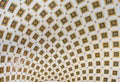 Interior detail of the dome of the Rotunda of Mosta, Malta Royalty Free Stock Photo