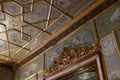 Interior detail of elaborate gilded room Royalty Free Stock Photo