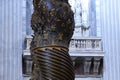 Interior detail view of St. Peter's Basilica, Rome, Italy Royalty Free Stock Photo