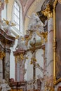 Interior detail of the Vilnius Holy Spirit Church. The altar.