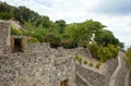 Interior details of the Aragonese castle, Ischia Island Royalty Free Stock Photo