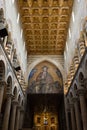 Interior details of Pisa Cathedral Cattedrale Metropolitana Primaziale di Santa Maria Assunta, a medieval Roman Catholic