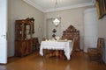 The interior of the dining room, the memorial apartment of Fyodor Dostoevsky, St. Petersburg Royalty Free Stock Photo