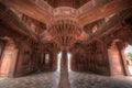 Interior of Diwan-i-Khas, part of Fatehpur Sikri complex