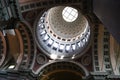 Interior of the dome of the basilica of San Gaudenzio, Novara, Italy Royalty Free Stock Photo
