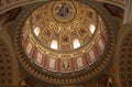 Interior Dome of Basillica Royalty Free Stock Photo