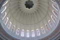 Interior dome of Heydar Mosque, Baku Royalty Free Stock Photo