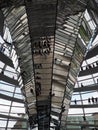 Interior dome with mirror of Reichstag Berlin, Germany Royalty Free Stock Photo