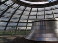 Interior dome with mirror of Reichstag Berlin, Germany Royalty Free Stock Photo