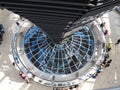 Interior dome with mirror of Reichstag Berlin, Germany Royalty Free Stock Photo