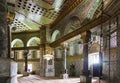 Interior of Dome on the Rock. Jerusalem, Israel.