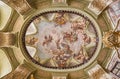 Interior dome of the St. Nicholas Church, Prague Royalty Free Stock Photo