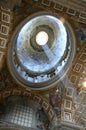 Interior of the Dome at St Peters Basilica