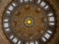 The interior dome view of Berlin Cathedral