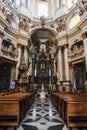 Interior Dominican cathedral Royalty Free Stock Photo