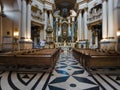 Interior of the Dominican Cathedral in Lviv, Ukraine Royalty Free Stock Photo