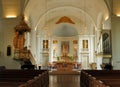 Interior Of Domkyrka Cathedral Of Karlstad Royalty Free Stock Photo