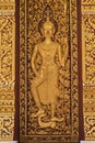 Interior door of Wat Phra That Cho Hae