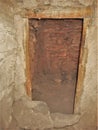 Interior Doorway at the Coombs Site in Utah Royalty Free Stock Photo