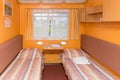 Interior of the double living cabin on a cruise ship Royalty Free Stock Photo