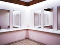 Interior dressing room at shopping mall Royalty Free Stock Photo