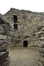 The interior of Dun Carloway Broch, an ancient Scottish fortress