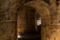 Interior of the dungeon of some antique ruins