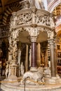 Giovanni Pisano pulpit in the Duomo cathedral of Pisa, Tuscany, Italy