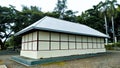 The interior of the building from the Dutch colonial heritage house in the Oranje Fort area, Ternate City, Indonesia