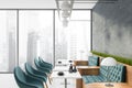 Interior of eco style restaurant Royalty Free Stock Photo