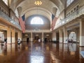 Interior of the Ellis Island Museum of Immigration in New York City