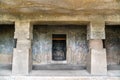 Interior of Ellora Cave no. 3. UNESCO world heritage in India