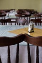 Interior empty canteen Royalty Free Stock Photo