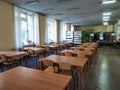 Interior empty classroom at the university