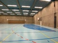 Interior of empty modern gymnasium