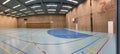 Interior of empty modern gymnasium