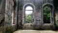 Interior of an empty old, ruined building Royalty Free Stock Photo