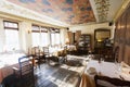 Interior of empty restaurant