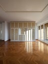 Interior, empty room with a period closet Royalty Free Stock Photo