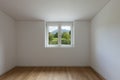 Interior, empty room with window Royalty Free Stock Photo