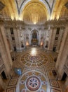 The interior of Engracia church now National Pantheon. Lisbon. Royalty Free Stock Photo