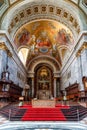 Interior of Esztergom basilica in Hungary